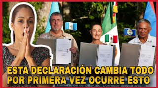 GUATEMALA🇬🇹MÉXICO🇲🇽Y BELICE🇧🇿acaban de UNIRSE🕊Los presidentes firmaron y yo...¡NO LO PUEDO CREER😱
