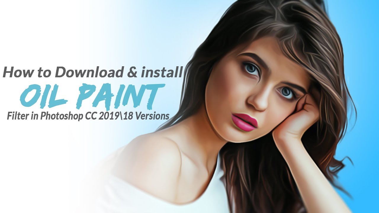 download oil paint filter photoshop