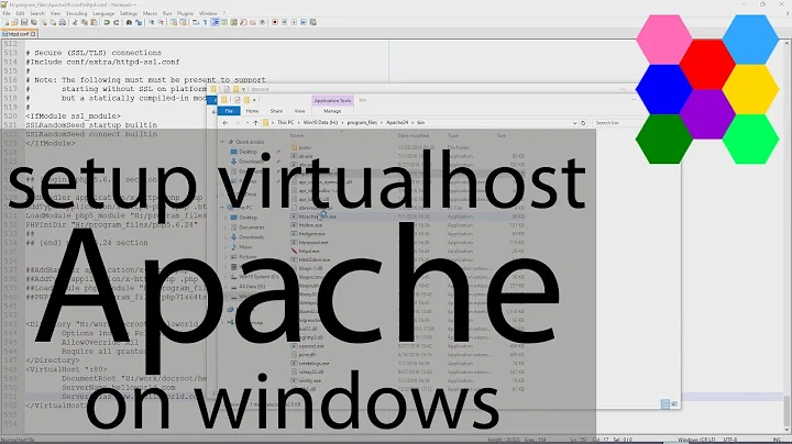 Setup VirtualHost Apache on Windows (Virtual Domain)