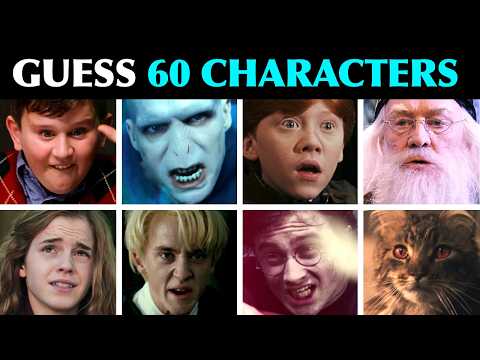 ⚡ Guess the Harry Potter Character Quiz | Only A True Potterhead Can Score 60/60! ⚡