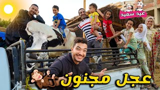 روتين ليلة العيد🧹وجبنا العجل وروقنا عليه🐄(يومنا الحقيقي كامل🧕)