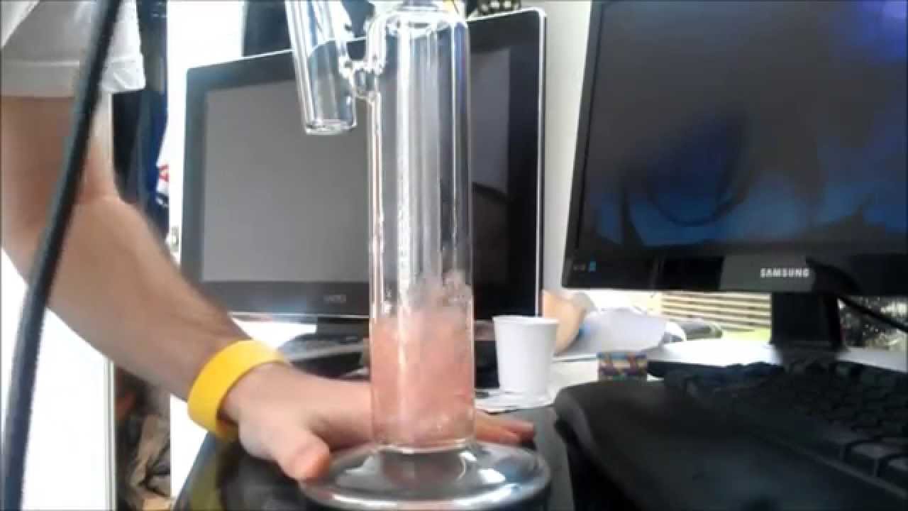 Colie Glass 14" Bubbler + Cloud