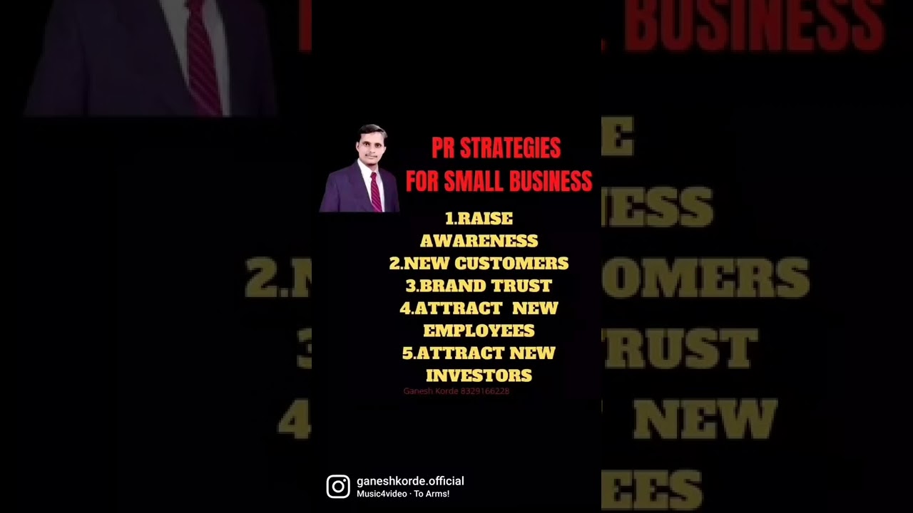 PR Strategies For Small Business