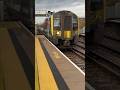 SWR 444021 &amp; 444025 at Basingstoke with the 1B22 Weymouth to Waterloo on a wet 12/11/25