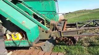 Próba Uruchomienia Koparki Wędki Po 7 Latach Nieużytkowania. First Start In Many Years Of Excavator