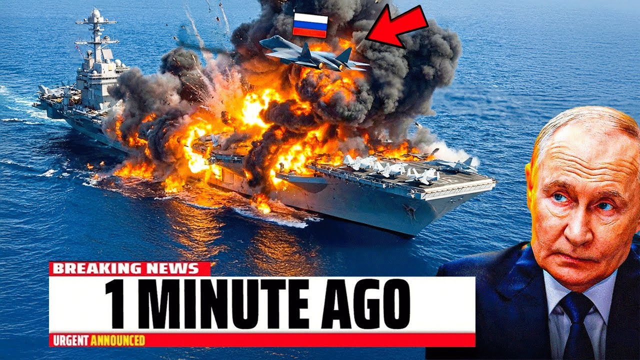 Russian SU-57 ATTACKS U.S. Aircraft Carrier — Then THIS Happened...
