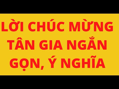 Video: Cách Viết Lời Chúc Mừng