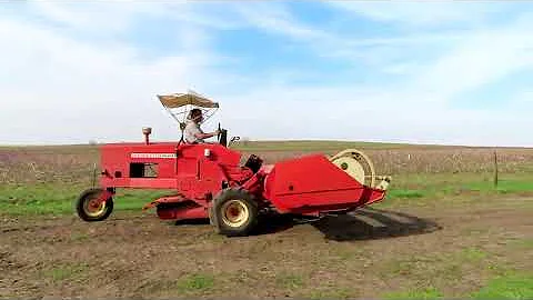 Hesston 520 windrower for sale at auction | bidding closes May 15, 2019
