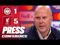 Arne Slot Reacts to Frankfurt vs Liverpool 1-5 Thriller ⚽