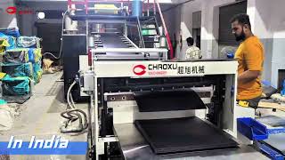 Multi-layer ABS PC plastic sheets making machine extrusion line for travelling bags #howluggagemade