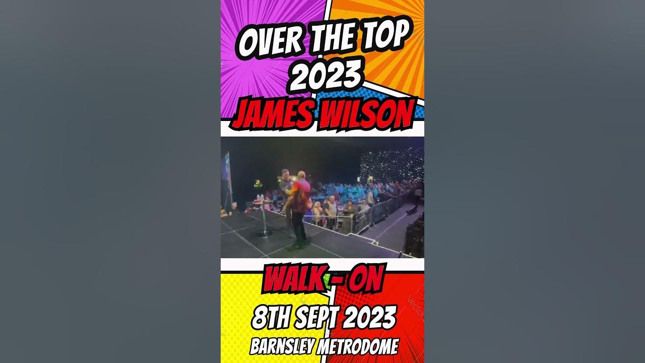 Jammy Dodger James Wilson Walk On - Over The Top 2023 - Barnsley #shorts # darts #JammyDodger - YouTube