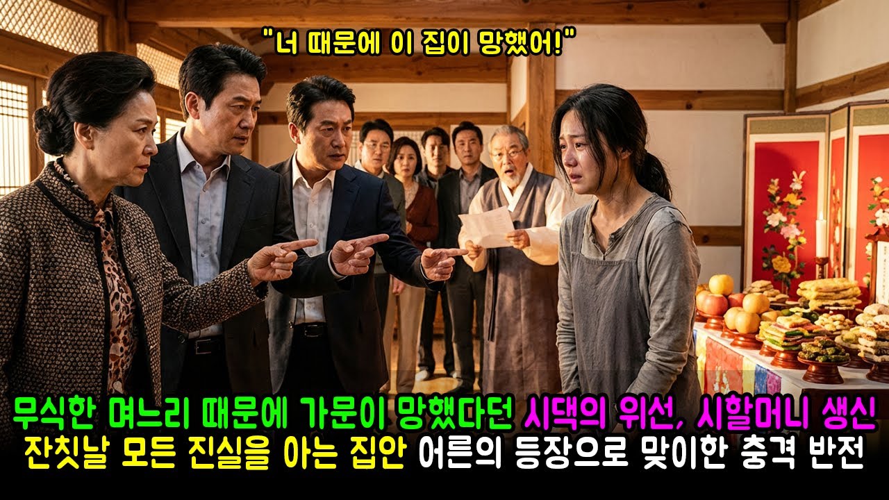 무식한 며느리 때문에 가문이 망했다던 시댁의 위선, 시할머니 생신 잔칫날 모든 진실을 아는 집안 어른의 등장으로 맞이한 충격 반전 | 반전사연 | 감동사연 | 노후사연 | 막장사연