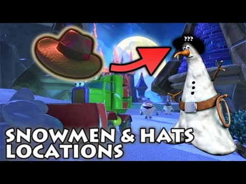 Video: Yooka-Laylee Snowman Placeringer, Og Hvor De Kan Finde Deres Skjulte Hatte Ved Hjælp Af Sneplogen