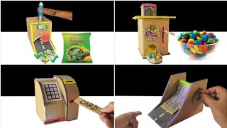 How To Make 4 Project Collection From Cardboard At Home @MrRKPrajapati @MillionGears