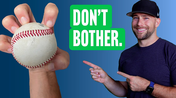 Why you shouldn't throw a knuckleball