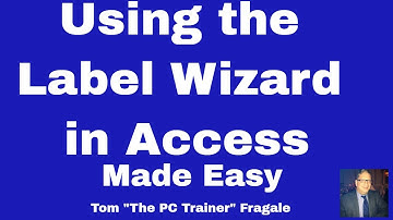 access label wizard - How to use the label wizard in Access 2016 , 2013, 2010