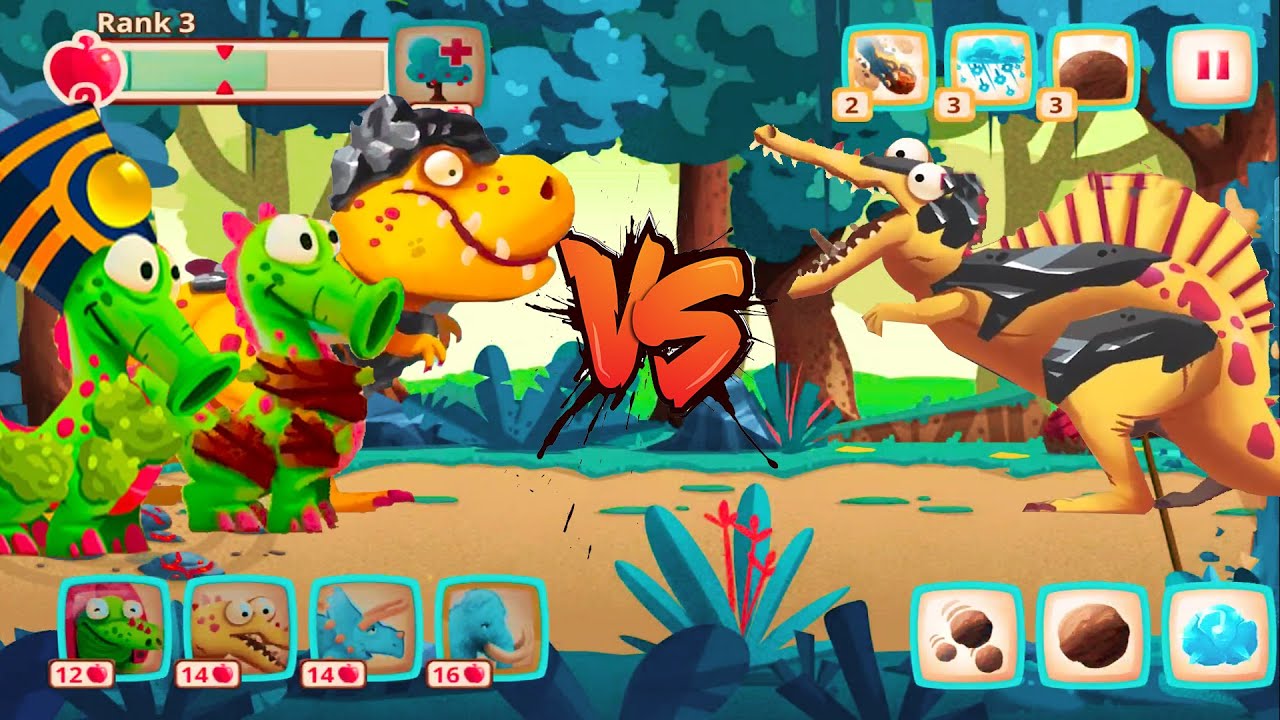 Dino Bash 2 Dinosaurs Wakeup Pkpgame 36 Youtube