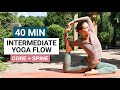 40 min intermediate yoga flow  yoga for backbends  core strength