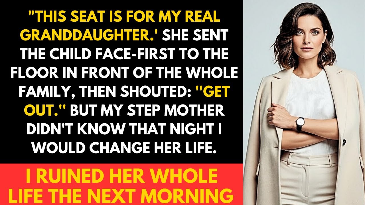 My Mother Pushed My Daughter From the Dinner Table—“Only REAL Granddaughters Sit Here” Then I...