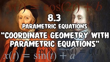 Lesson 8.3: Solve coordinate geometry problems with parametric equations