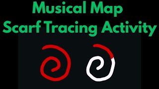 Dance of the Sugar Plum Fairy (Nutcracker) Musical Map Scarf Tracing Video