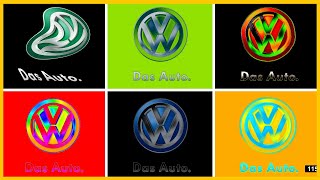 NEW & OLD VOLKSWAGEN DAS AUTO LOGO ANIMATION IN DIFFERENT EFFECTS  - TEAM BAHAY CAR LOGO EDIT PART 1