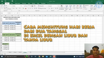 Cara Menghitung Jumlah Hari Kerja dari Dua Tanggal dengan Libur dan Tanpa Libur di Excel