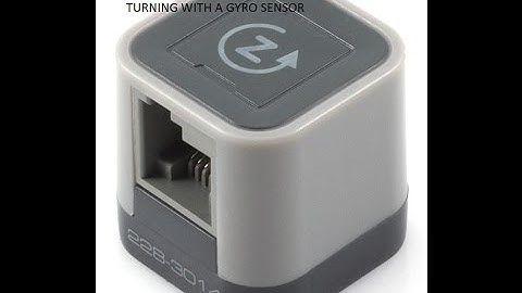 How to use a Gyro Sensor to turn left and right for VEX IQ Robots w/ ROBOTC