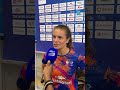 Game 2 NED-POR | After-match Interview with 🇳🇱 NED Player Fleur Hoek