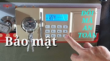 Cách sử dụng két sắt điện tử việt tiệp | đổi mã số bảo mật đơn giản năm 2020