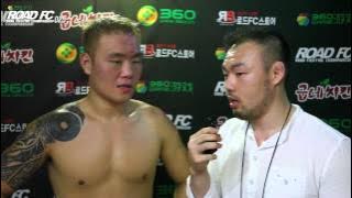 360GAME ROAD FC 025 KIM NAE CHUL BACKSTAGE INTERVIEW
