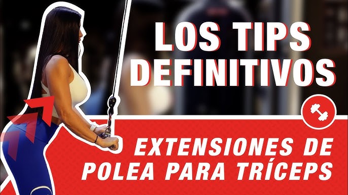 Press francés para triceps es una extensión - Totemfit