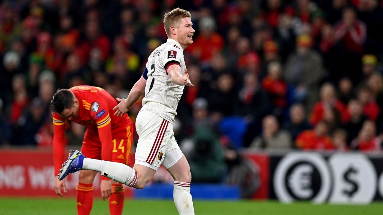 Kevin De Bruyne goal vs Wales Wales vs Belgium 1 1 Kevin De Bruyne goal today YouTube