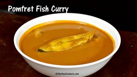 pomfret curry recipe | pomfret fish curry | Mangalorean fish curry recipe