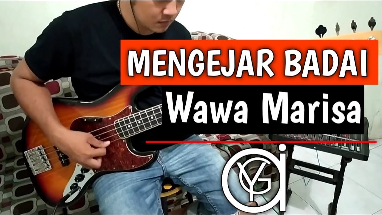 Mengejar Badai Wawa Marisa Bass Cover Karaoke YouTube