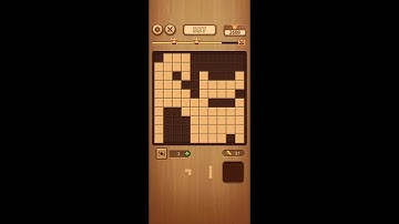 WoodCube (by Gametertain) - free offline wood block puzzle game for Android - gameplay.