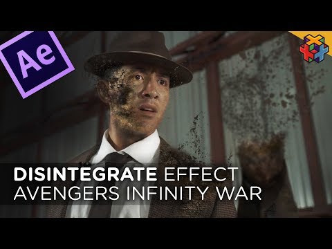 INFINITY WAR Disintegration in Adobe After Effects