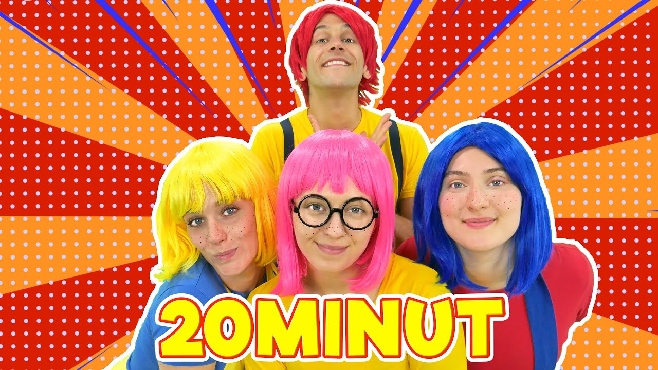 ZNACIE KOLORY? - 20 MINUT PIOSENEK DLA DZIECI - Piosenki dla dzieci Paczka Brzdąców