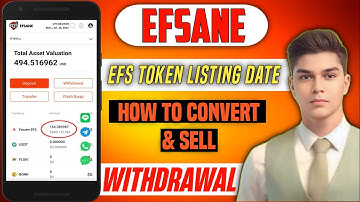 Efsane withdraw update || efs token listing update || how to withdraw frozen efs | 