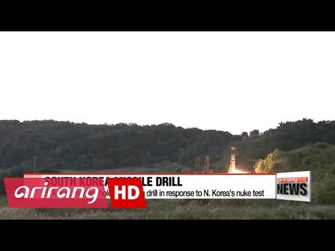 S. Korean military holds live-firing missile drill in response to N. Korea's nuke test