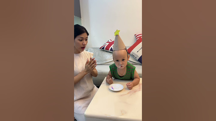 2 mẹ con thổi nến chúc mừng sinh nhật và cái kết bất ngờ #baby #family #babycute #funnybaby #beyeu
