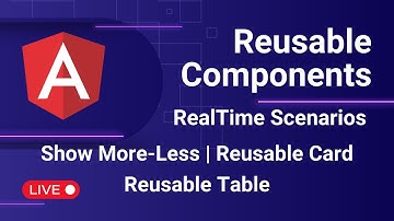 Reusable Angular Components You’ll Use Everywhere! (ShowMore, Card, Table)