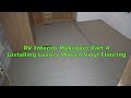RV Interior Makeover - Part 4  Installing Luxury Woven Vinyl Flooring in the RV