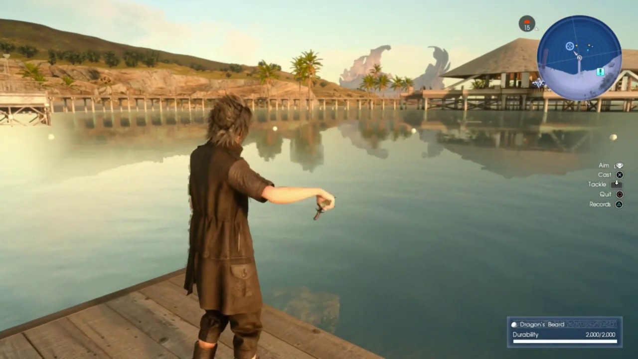 Final Fantasy XV "Angler's Nightmare" Quest (Catching the 'Devil Fish