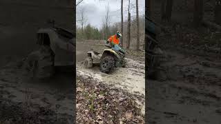 DirtNastyMoto first hole at hawks nest atv park #dirtlife #sendit #mudlife