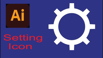 How to draw gear Or settings icon in adobe illustrator Illustrator tutorial