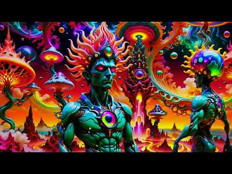 ✨Aztec Ascension: Inter-Dimensional Psychedelic Cosmic Odyssey (4K UHD 60 FPS) 🌌