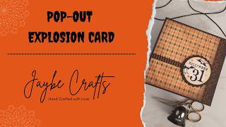 HALLOWEEN SERIES 2026 - Pop Out Explosion Card