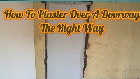 Plasterers Bath How To Plaster Around Boarded Up Doorways- The Right Way!
