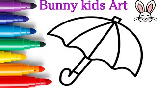 Magic Fingers Art Umbrella  easy drawing, painting and coloring for kids and toddlers